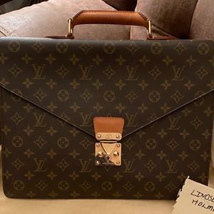SOLD - LV Serviette Conseiller Monogram Briefcase